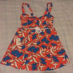 Printed Crop Top Skirt Set